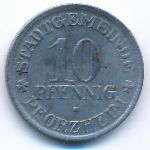Pforzheim, 10 пфеннигов (1918 г.)