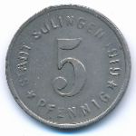 Solingen, 5 пфеннигов (1919 г.)