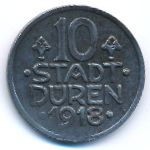 Duren, 10 пфеннигов (1918 г.)