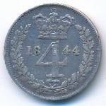 Great Britain, 4 пенса (1844 г.)