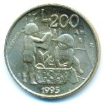 Сан-Марино, 200 лир (1995 г.)