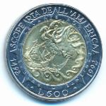 Сан-Марино, 500 лир (1992 г.)