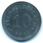 Лютерштадт-Айслебен., 10 пфеннигов (1917 г.)