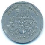Габон, 500 франков (1985 г.)