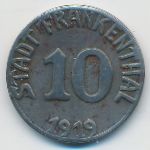 Франкенталь., 10 пфеннигов (1919 г.)