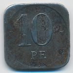 Фройденштадт., 10 пфеннигов (1918 г.)