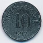 Фюрт., 10 пфеннигов (1917 г.)