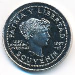 Cuba, 1 песо (1987 г.)