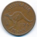 Австралия, 1 пенни (1940 г.)