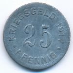 Munster, 25 пфеннигов (1917 г.)