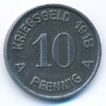 Люденшайд., 10 пфеннигов (1918 г.)