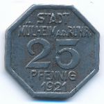 Mulheim, 25 пфеннигов (1921 г.)