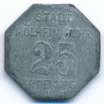 Mulheim, 25 пфеннигов (1917 г.)