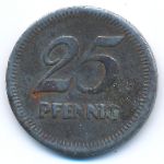 Мангейм., 25 пфеннигов (1919 г.)