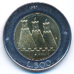 Сан-Марино, 500 лир (1987 г.)