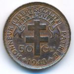 Французская Экваториальная Африка, 50 сантим (1943 г.)