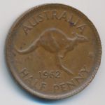 Австралия, 1/2 пенни (1962 г.)