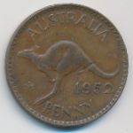 Австралия, 1 пенни (1952 г.)