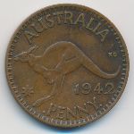 Австралия, 1 пенни (1942 г.)