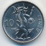 Соломоновы острова, 10 центов (2012 г.)