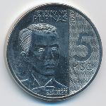 Philippines, 5 песо, 