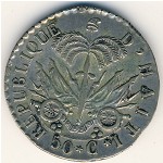 Гаити, 50 сентим (1827–1833 г.)