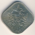 Багамские острова, 15 центов (1966–1970 г.)