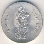 Ireland, 10 shillings, 1966