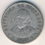 Nicaragua, 25 centavos, 1912–1936