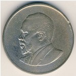 Кения, 1 шиллинг (1966–1968 г.)