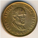 South Africa, 1 cent, 1982