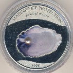Palau, 5 dollars, 2008