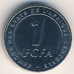 Центральная Африка, 1 франк КФА (2006 г.)