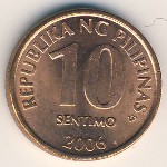 Philippines, 10 centimos, 2006–2017