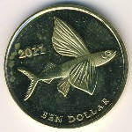 Остров Святого Евстафия, 1 доллар (2011 г.)